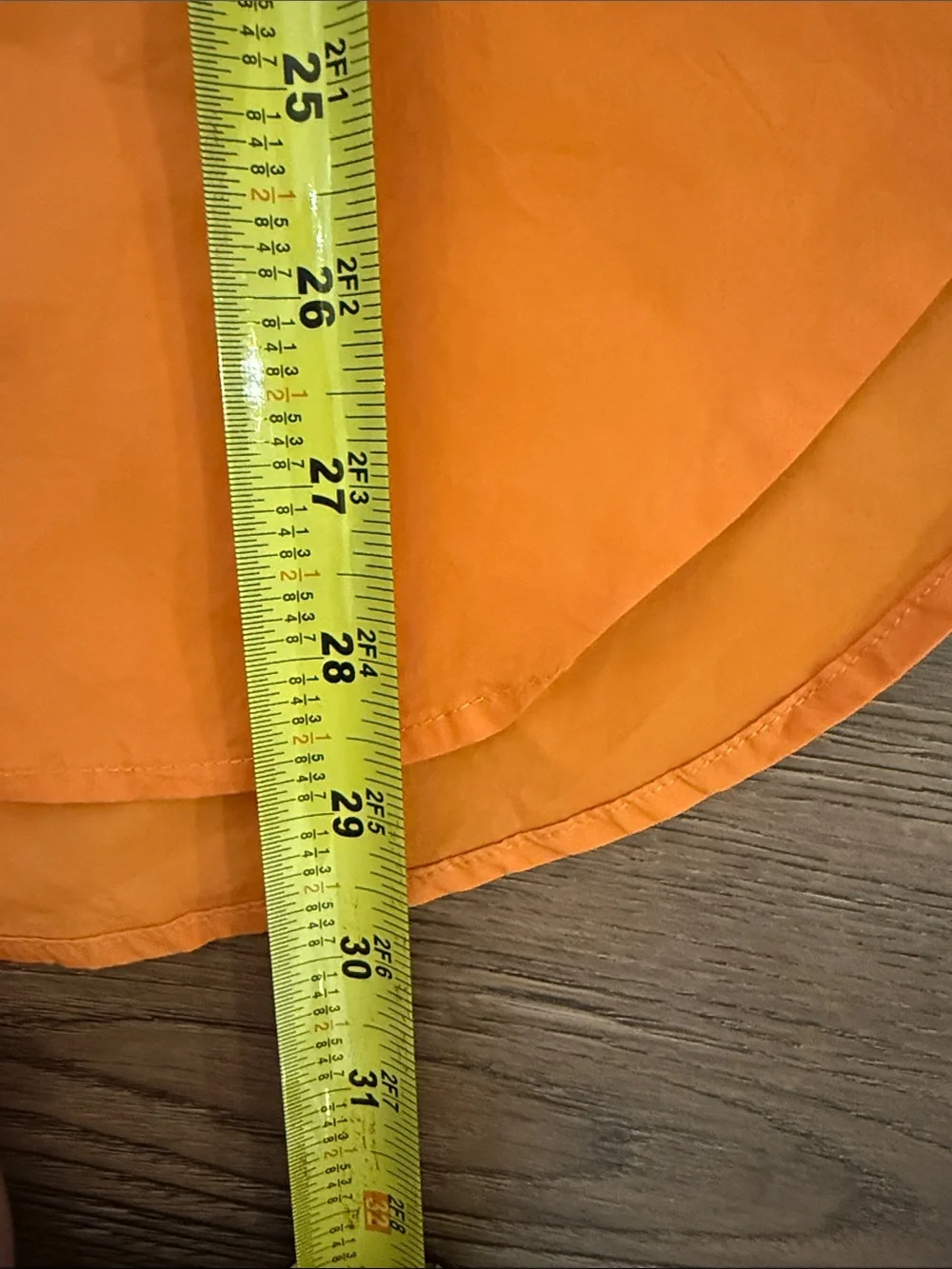 GREY LAB Orange Button-Up Shirt with Matching Orange Shorts Set Size Medium